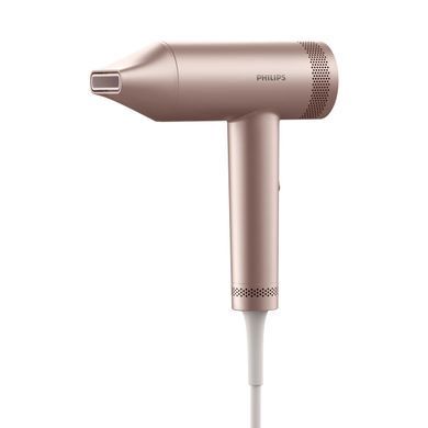 Philips Фен 8000 Series, 1400Вт, 3 режими, іонізація, хол. обдув, турборежим, рожевий (385592) BHD837/10 фото
