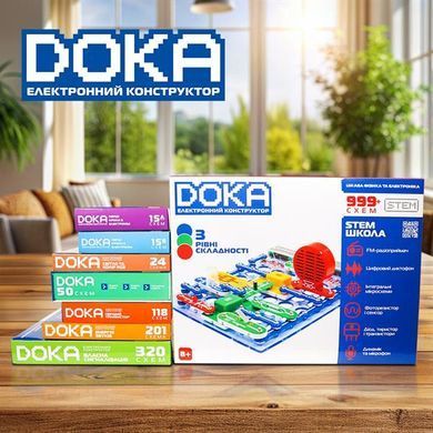 Електронний конструктор Doka Школа 999+ Схем (D70708) dt_96096 фото