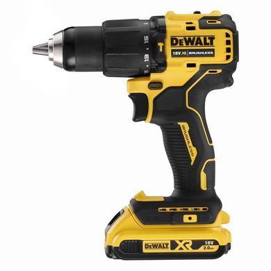 Дриль-шурупокрут акумуляторний безщітковий ударний DeWALT DCD709D2T DCD709D2T фото