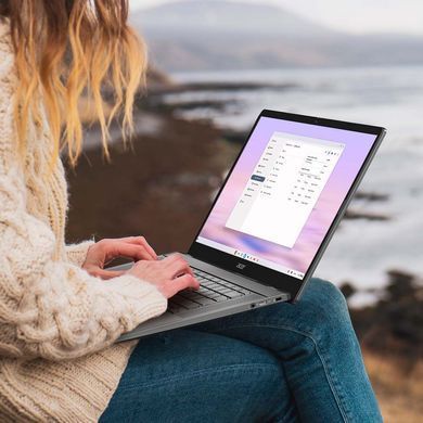 Acer Ноутбук Chromebook Plus CB515-2HT 15" FHD IPS Touch, Intel i5-1335U, 16GB, F512GB, UMA, ChromeOS, серый NX.KNYEU.004 фото