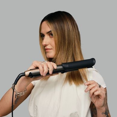 Remington Стайлер One Straight&Curl, 2в1, темп.режимов-5, 150-230С, керамика, черный S6077 фото