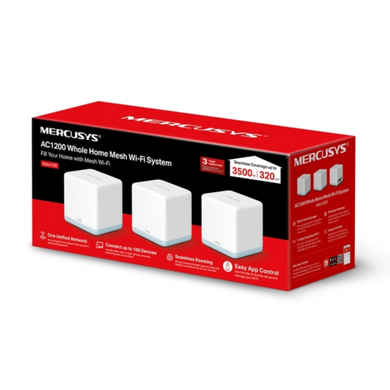 Домашняя сетка Wi-Fi Mercusys (3PCS), Halo H30 (3 упаковка) Mercusys of Halo H30 (3 упаковка)