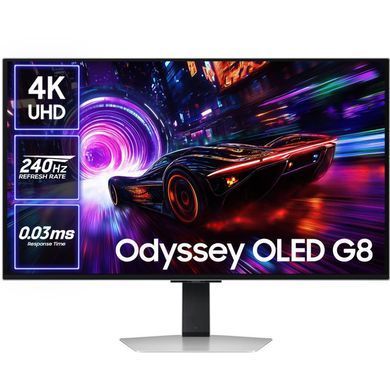 Монітор Samsung 32" Odyssey G81SF HDMI, DP, USB-C, Bluetooth, VA, 3840x2160, 240Hz, 0,03ms (393786) LS32FG812SIXCI фото