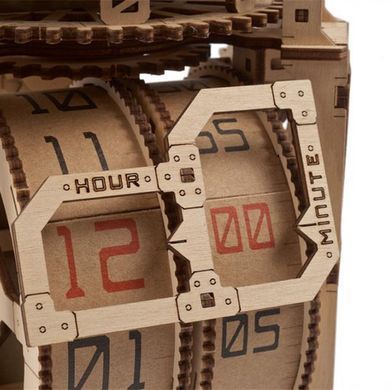 Деревянный механический 3D конструктор Ugears Астрономичные часы с турбийоном (70162) dt_93629 фото