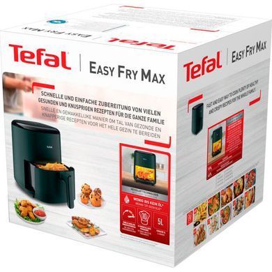 Tefal Мультипіч Easy Fry Max, 1500Вт, чаша-5л, сенсорне керув., 10 програм, пластик, темно-зелений (374107) EY245310 фото