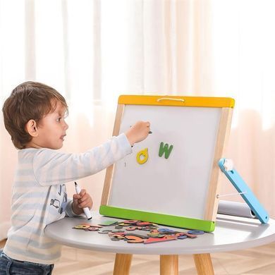 Дошка магнітно-маркерна Viga Toys на підставці (44545) dt_13073 фото