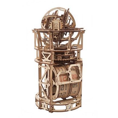 Деревянный механический 3D конструктор Ugears Астрономичные часы с турбийоном (70162) dt_93629 фото