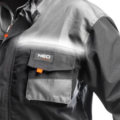 Комбинезон рабочий для мастеров Neo Tools 81-250 с усилением в местах износа S
