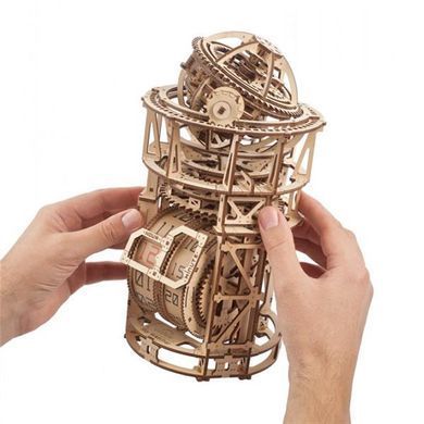 Деревянный механический 3D конструктор Ugears Астрономичные часы с турбийоном (70162) dt_93629 фото