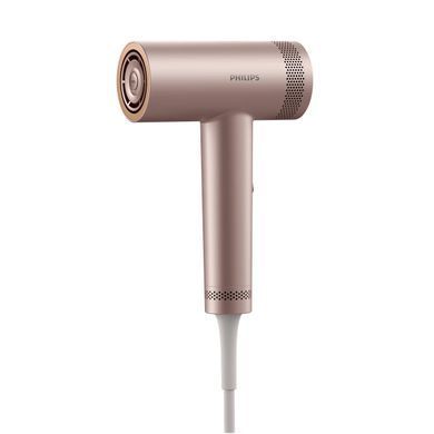 Philips Фен 8000 Series, 1400Вт, 3 режими, іонізація, хол. обдув, турборежим, рожевий (385592) BHD837/10 фото
