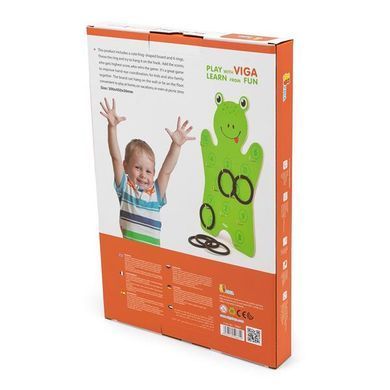 Игровой набор Viga Toys Лягушонок с кольцами (50661) dt_1163 фото