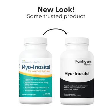 Інозитол для жінок та чоловіків Fairhaven Health (Myo-Inositol for PCOS) 120 капсул