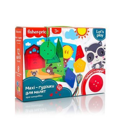 Шнурівка Fisher-Price Максі ґудзики (VT2905-22) dt_92826 фото
