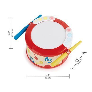 Музична іграшка Hape Барабан зі світлом і звуками (E0620) dt_28382 фото
