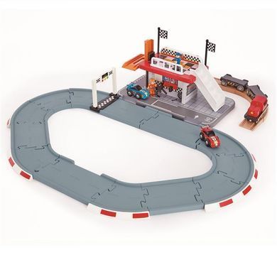 Автотрек Hape Гоночная трасса и станция (E3734) dt_12339 фото