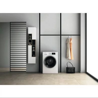 Whirlpool Стирально-сушильная машина фронтальная, 11(7)кг, 1600, A, 60см, дисплей, пар, инвертор, люк черный, белый FFWDB1176258BCVUA фото