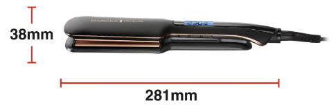 Випрямляч волосся Remington S9150B PROluxe Midnight Wide Plate Straightener (7030824) 45791560100 фото