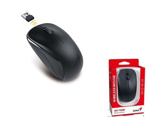 Миша Genius NX-7000, WL, чорний (362472) 31030027400 фото