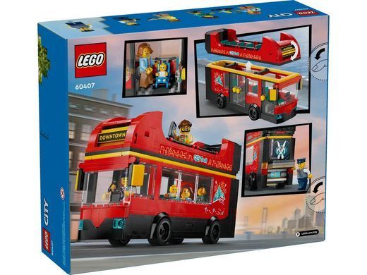 Конструктор LEGO City Червоний двоповерховий екскурсійний автобус (380054)