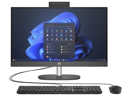 HP Комп'ютер персональний моноблок 240-G10 23.8" FHD IPS AG, Intel i5-1335U, 16GB, F512GB, UMA, WiFi, кл+м, 3р, Win11P, чорний (378501) 936H6EA фото