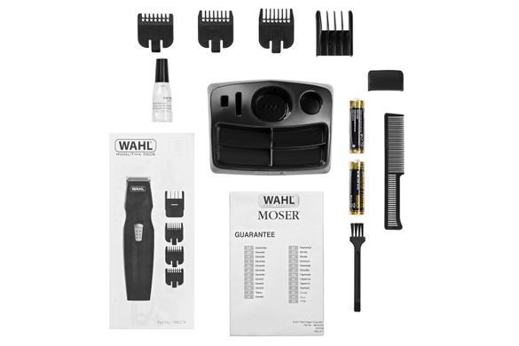 Moser Триммер WAHL Mustache&Beard для бороды и усов, от батареек 2хАА