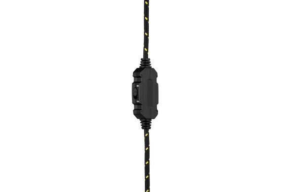 Гарнітура ігрова 2E GAMING HG340, mini-jack/dual 3.5мм, RGB, 2м, жовтий (343463) 2E-HG340YW фото