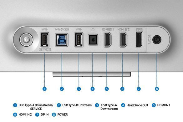 Монітор Samsung 32" Odyssey G81SF HDMI, DP, USB-C, Bluetooth, VA, 3840x2160, 240Hz, 0,03ms (393786) LS32FG812SIXCI фото