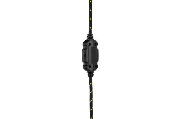 Гарнітура ігрова 2E GAMING HG340, mini-jack/dual 3.5мм, RGB, 2м, жовтий (343463) 2E-HG340YW фото