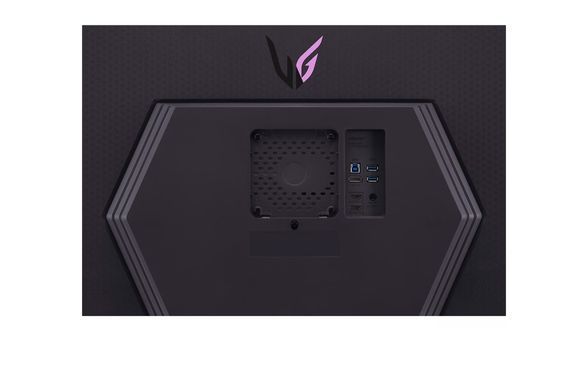 LG Монітор 31.5" 32GR93U-B 2xHDMI, DP, USB, Audio, IPS, 3840x2160, 144Hz, 1ms, DCI-P3 95%, G-SYNC, FreeSync, Pivot, HDR400 (384197) 32GR93U-B.ADRZ фото