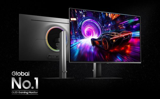 Монітор Samsung 32" Odyssey G81SF HDMI, DP, USB-C, Bluetooth, VA, 3840x2160, 240Hz, 0,03ms (393786) LS32FG812SIXCI фото