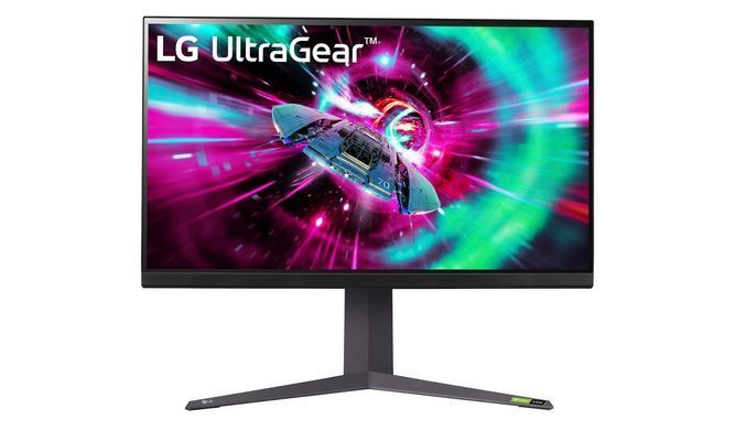 LG Монітор 31.5" 32GR93U-B 2xHDMI, DP, USB, Audio, IPS, 3840x2160, 144Hz, 1ms, DCI-P3 95%, G-SYNC, FreeSync, Pivot, HDR400 (384197) 32GR93U-B.ADRZ фото