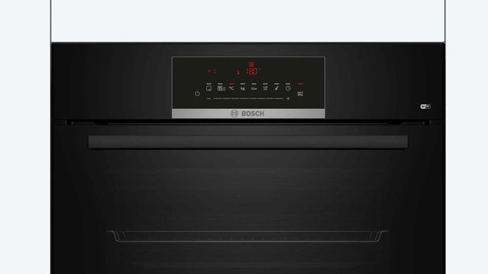 Bosch Духова шафа електрична, 66л, A, дисплей, конвекція, чорний (372777) HBJ559YB6R фото