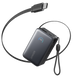 Портативное зарядное устройство Anker Nano - 10000 mAh 45W Built-In USB-C Cable Black (7206698)