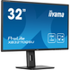 31,5" 16:9 IPS РК монітор, 2560х1440, 3 мс (GtG), 100 Гц, Adaptive Sync, 2xHDMI 2.0/1xDP 1.4/3xUSB 3 IIYAMA XB3270QSU-B1 3725367
