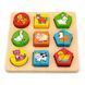 Деревянный пазл-сортер Viga Toys Фигуры и зверята (59585) dt_79207