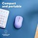 Мышь Trust Yvi+ Compact Multi-Device, WL/BT/USB-A, фіолетовий 25583_TRUST