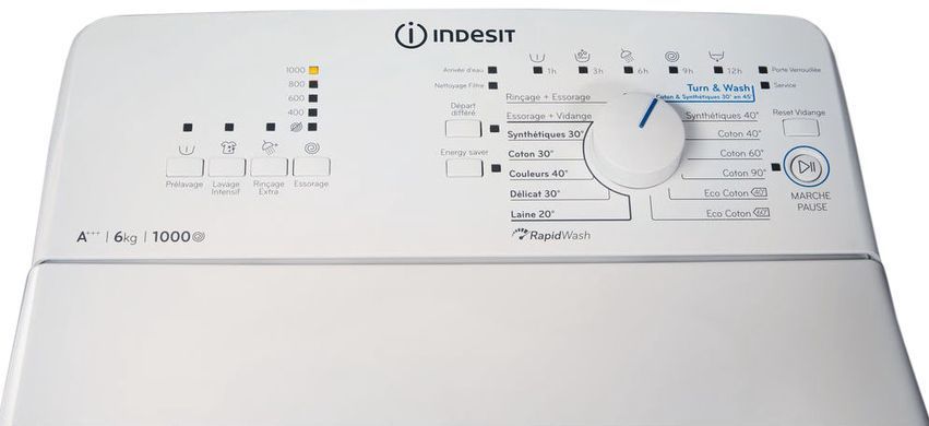 Пральна машина автоматична Indesit BTW A61053 (EU) (6409546) 859991536870 фото