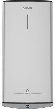 Водонагрівач електр. Ariston плаский слім VELIS TECH 100 EU, 100л, 2*1,5кВт, ун. монтаж, електр. кер-ння, B, Італія, Сірий (383121) 3100919 фото