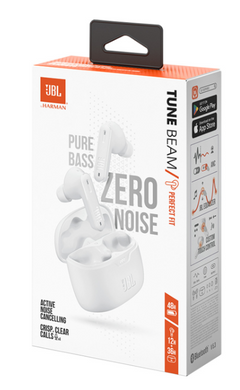 Навушники JBL TUNE BEAM White (JBLTBEAMWHT) (6891591) JBLTBEAMWHT фото
