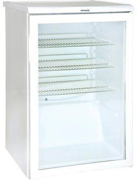 SNAIGE Холодильная витрина CD14SM-S3003C, 85х60х56см, 1 дв., 130л, C, ST, Полок-3; Бут.-62шт, Белый CD14SM-S3003C фото