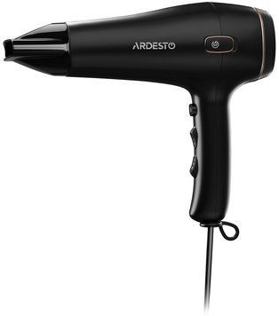 ARDESTO Фен HD-Y210, 1750-2100Вт, 2 швидкості, 3темп.режими, авто.змотування шнура, чорний (319994) HD-Y210 фото