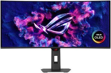 Монітор Asus 34" ROG Strix XG34WCDG 2xHDMI, DP, USB-C, 3xUSB, Audio, QD-OLED, 3440x1440, 21:9, 175Hz, 0.03ms, DCI-P3 99.3%, CURVED, AdaptiveSync, HAS, HDR400 (393801) 90LM0B70-B01171 фото