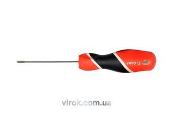Отвертка крестовая YATO: "Philips" PH1 x 75 мм