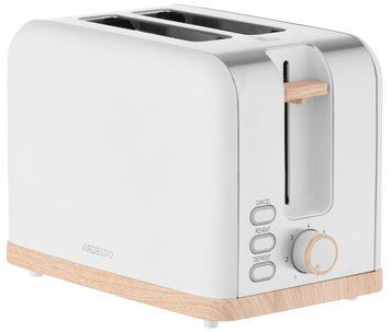 Тостер ARDESTO T-F420WWD, 800Вт, металл, 2 слота, белый (376948) T-F420WWD фото