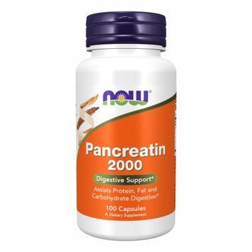 Pancreatin 2000 - 100 caps Now Foods