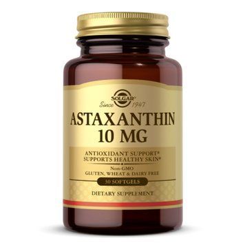 Астаксантин Solgar Astaxanthin 10 мг 30 м'яких гелевих капсул