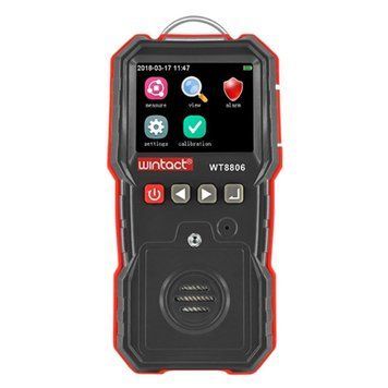 Детектор чадного газу CO (0-1000 &mu;mol/mol) WINTACT WT8806