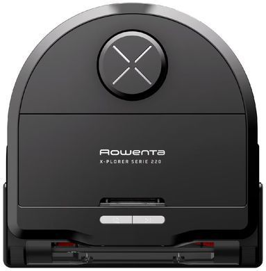 Rowenta Робот-пилосос миючий X-Plorer Serie 220, 5600ПаВт, h=9.7см, 0.35л, конт пил -0.22л, автон. робота до 120хв, чорний (376921) RR9465WH фото