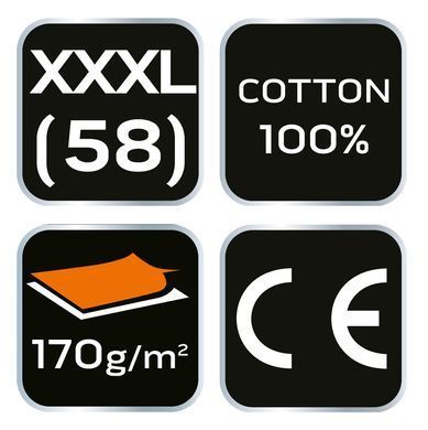 Фланельная сорочка Neo Tools 81-545 темно-синяя клетчатая, 100% хлопок XXXL