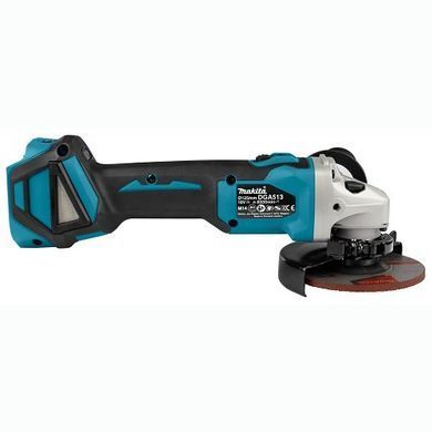 Шліфмашина акумуляторна кутова Makita DGA513Z LXT 18 В, 125 мм (без акумулятора)(DGA513Z) DGA513Z фото